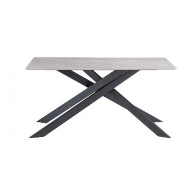 WOF Camilla Rebecca Grey/Black leg 1.6M Dining Table